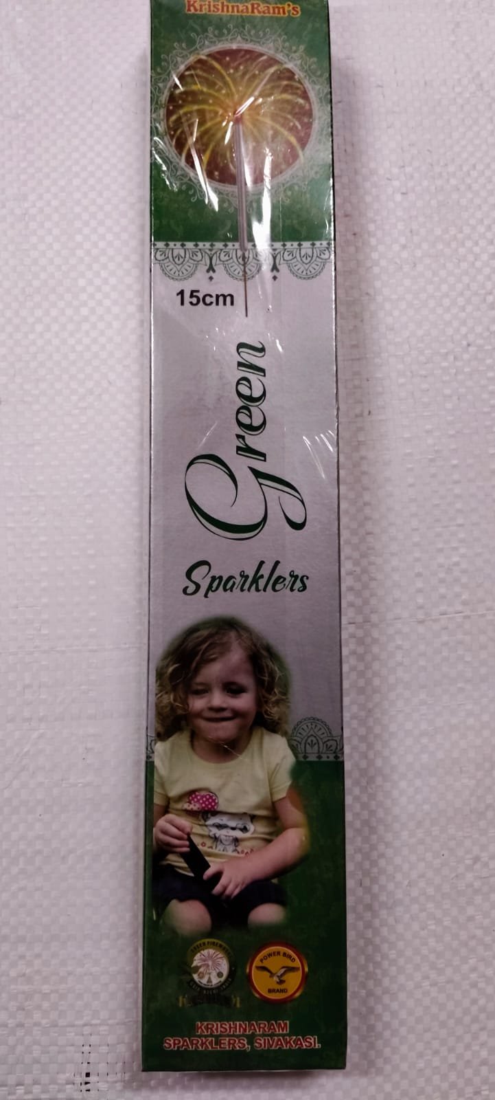 15 Cm Green Sparklers