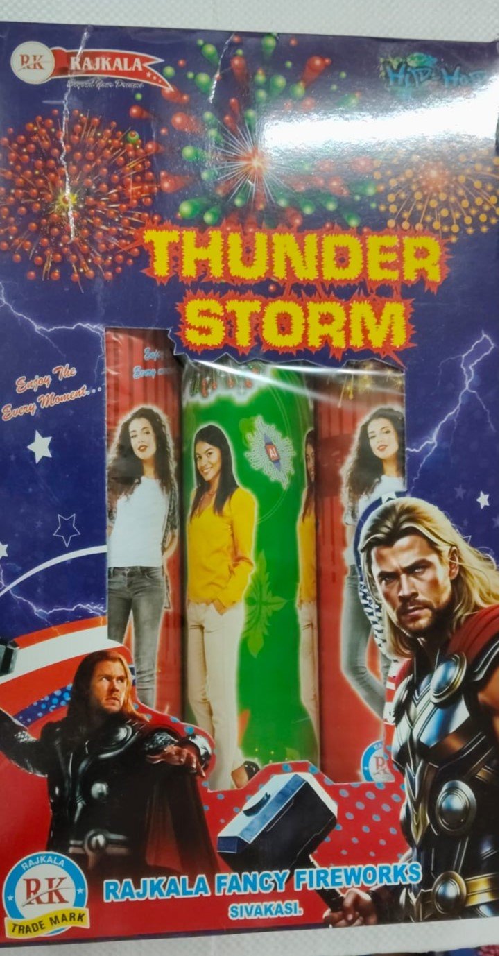 3 ½" Fancy 3 Pcs Thunder